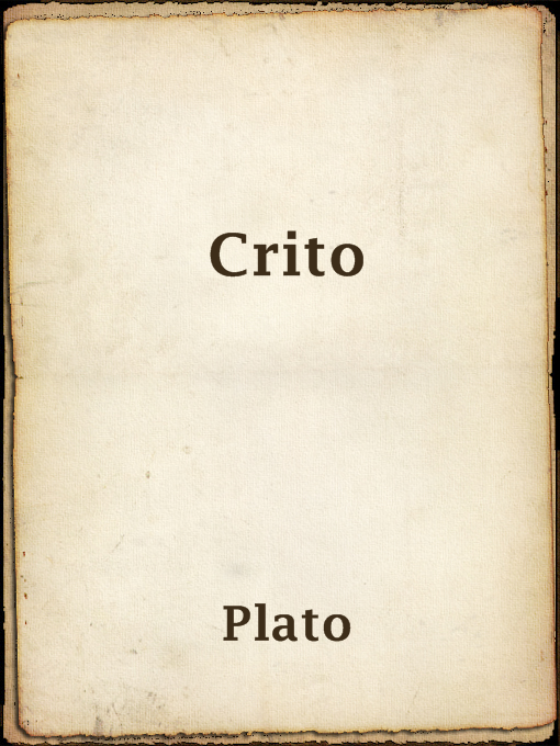 Title details for Crito by Plato - Available